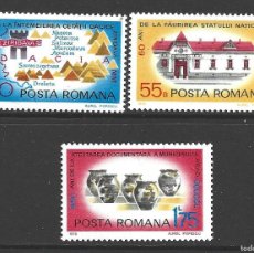 Selos: RUMANIA 3139/41** - AÑO 1978 - ANIVERSARIOS HISTORICOS. Lote 369165541
