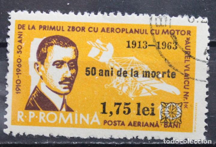 Sellos: Aurel Vlaicu(suprat.)-1963 - Foto 1