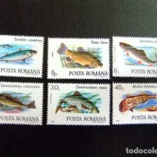 Sellos: 111 RUMANIA / POSTA ROMANA 1992 / FAUNA MARINA PECES FISH / YVERT 3991 / 3996 ** MNH