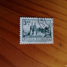 Sellos: RUMANIA, POSTA ROMANA - V/F 3,45 L - SINAI, CASTILLO PELES