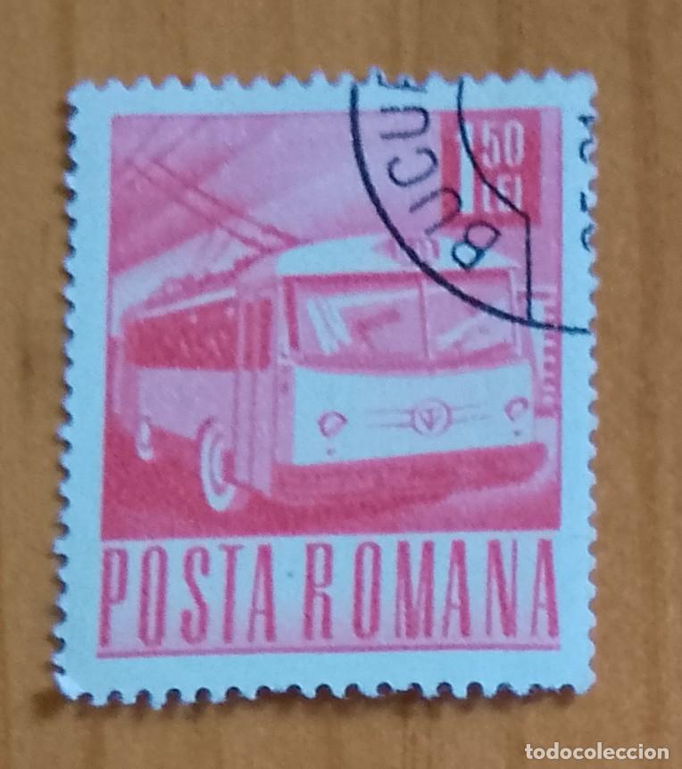 Selos: RUMANIA - V/F 1,50 LEI - A&Ntilde;O 1968 - TRANSPORTES,TRANVIA - YV 2356