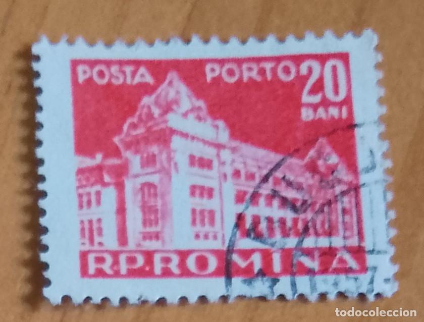 Sellos: RUMANIA - V/F 20 BANI - EDIFICIO - Foto 1