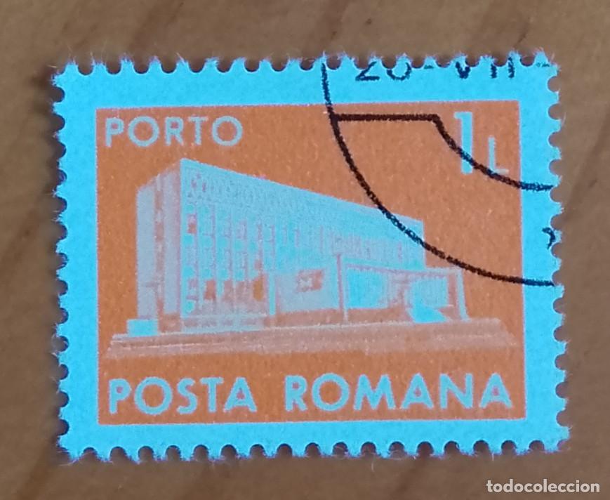 Sellos: RUMANIA - V/F 1 L - EDIFICIO. - Foto 1