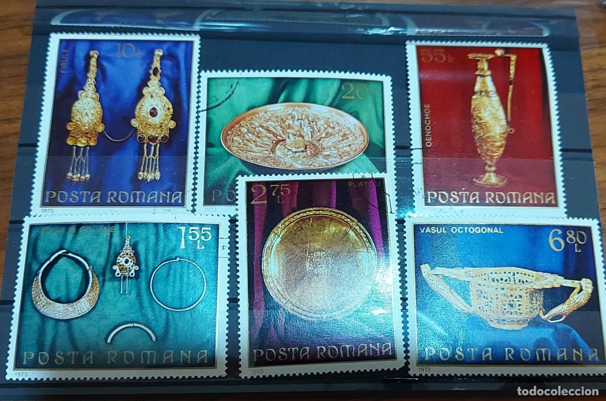 Sellos: Tezaurul de la Pietroasa 1973 - Foto 1