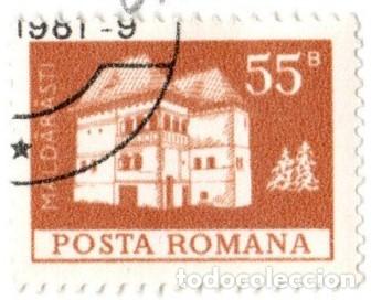 Sellos: Ruman&iacute;a. Edificios. 1972-74 YT-2763. - Foto 1