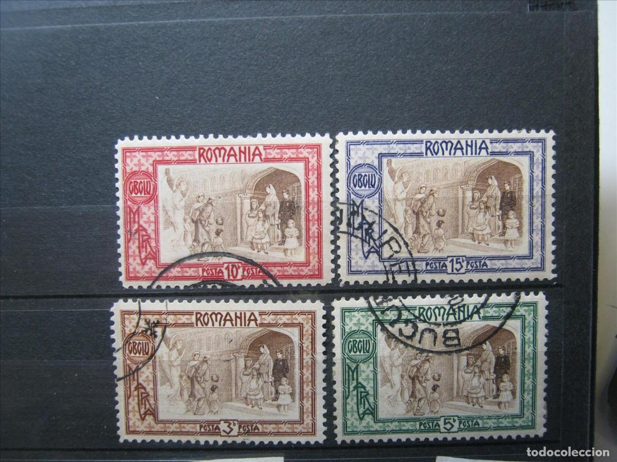 Sellos: RUMAN&Iacute;A 1907 SERIE YVERT 203/207 USADOS BIEN LEER.