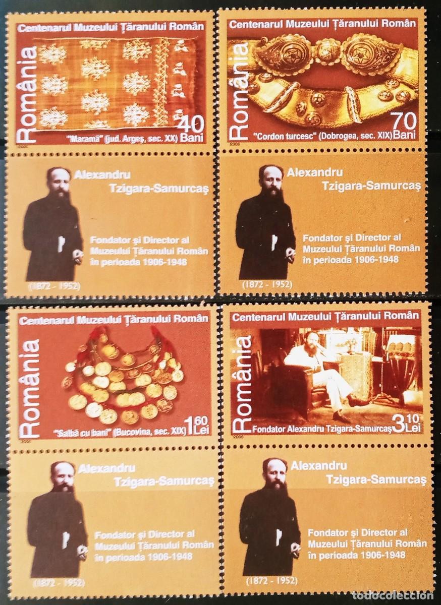 Sellos: RUMANIA IVERT 5150/53 NUEVOS ** CENTENARIO DEL MUSEO CAMPESINO RUMANO A&Ntilde;O 2006