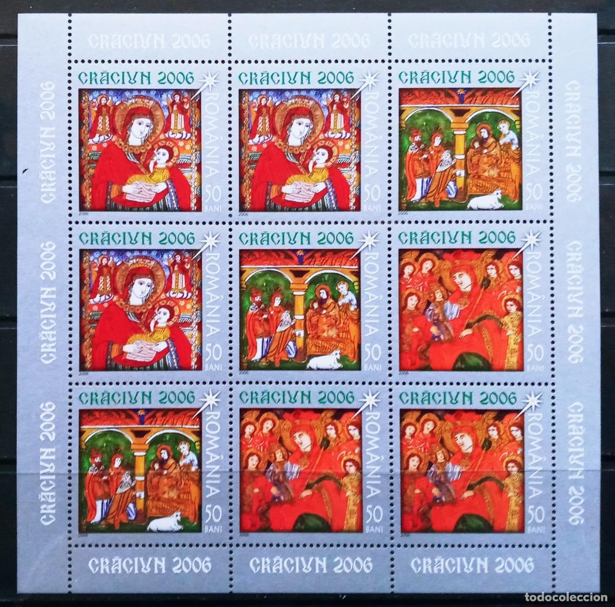 Sellos: RUMANIA IVERT 5166/68 BLOQUE DE 3 SERIES NUEVOS ** SERIE NAVIDAD A&Ntilde;O 2006