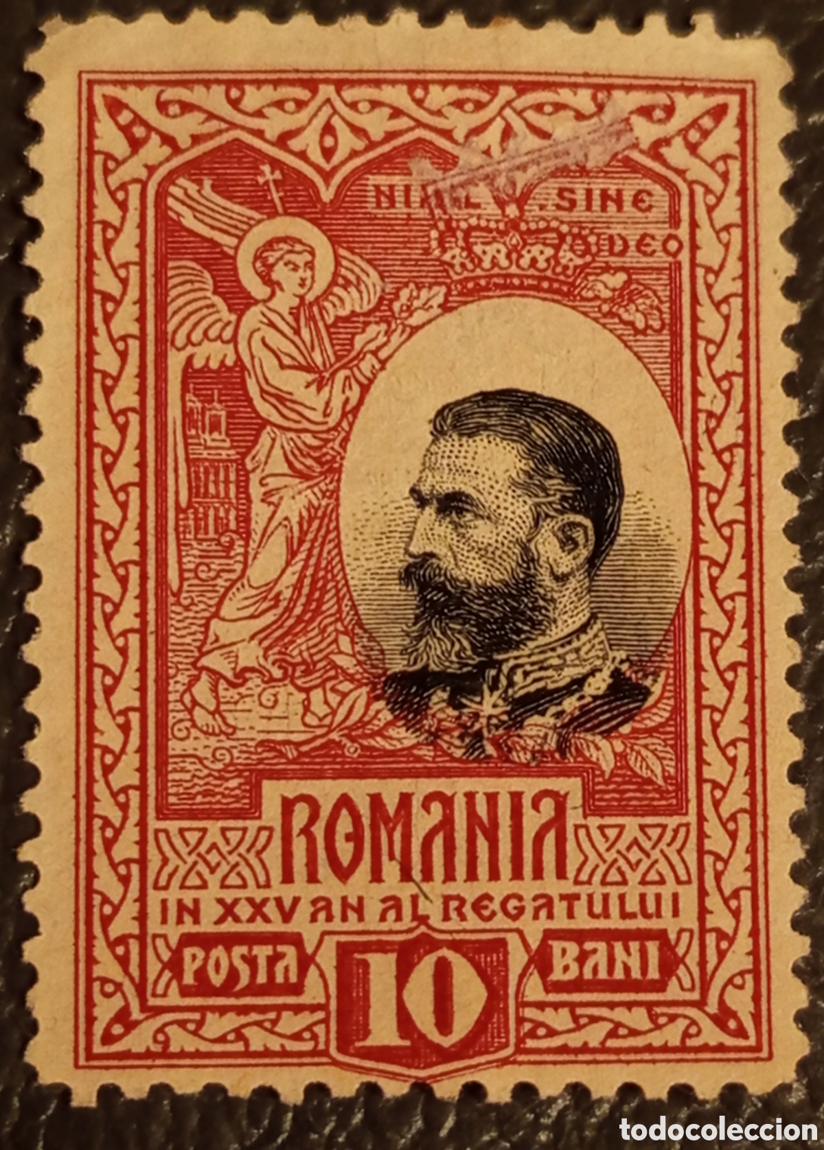 Sellos: Ruman&iacute;a 1906 - 10 Bani Rey Carol I - Michel 180 MH