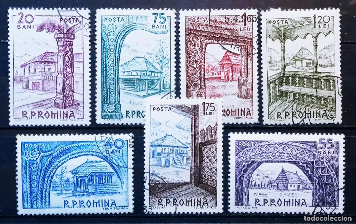 Sellos: RUMANIA IVERT 1952/58 USADOS - MUSEO DE BUCARET A&Ntilde;O 1963
