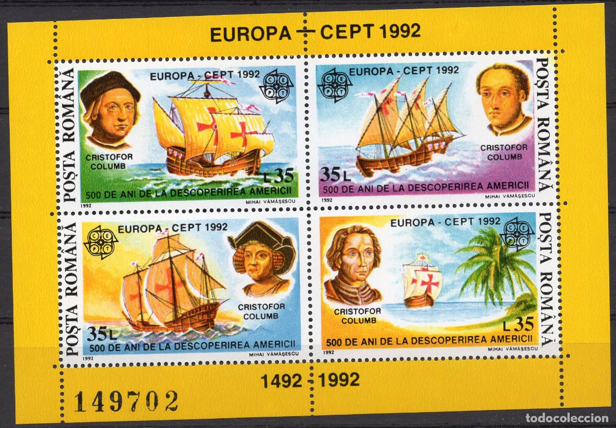 Sellos: RUMANIA 1992 STAMP MICHEL RO BL271