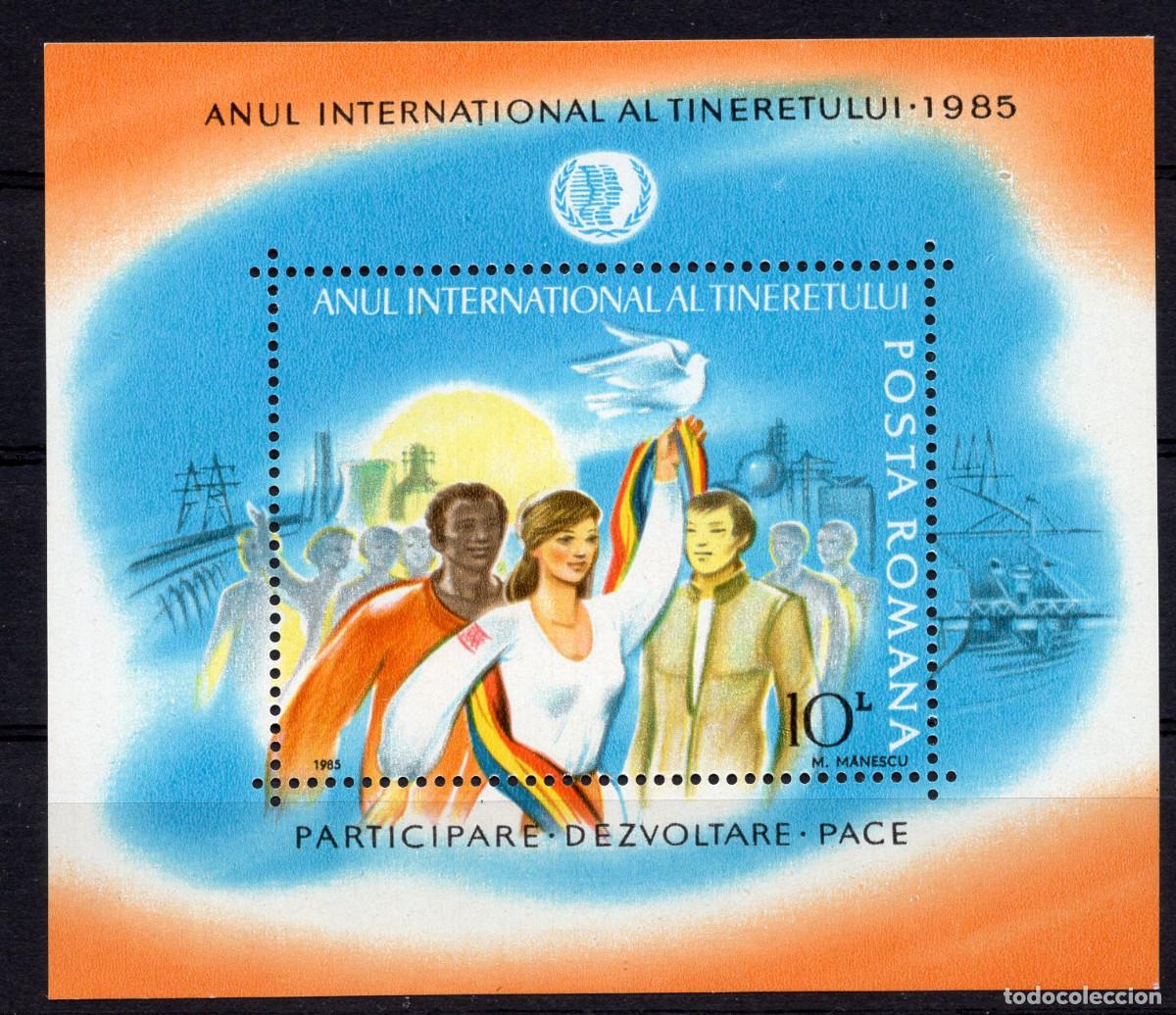 Sellos: RUMANIA 1985 STAMP MICHEL RO BL214