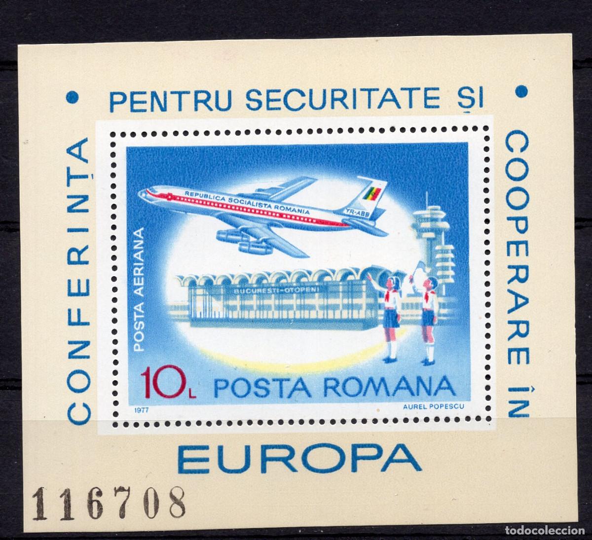 Sellos: RUMANIA 1977 STAMP MICHEL RO BL143