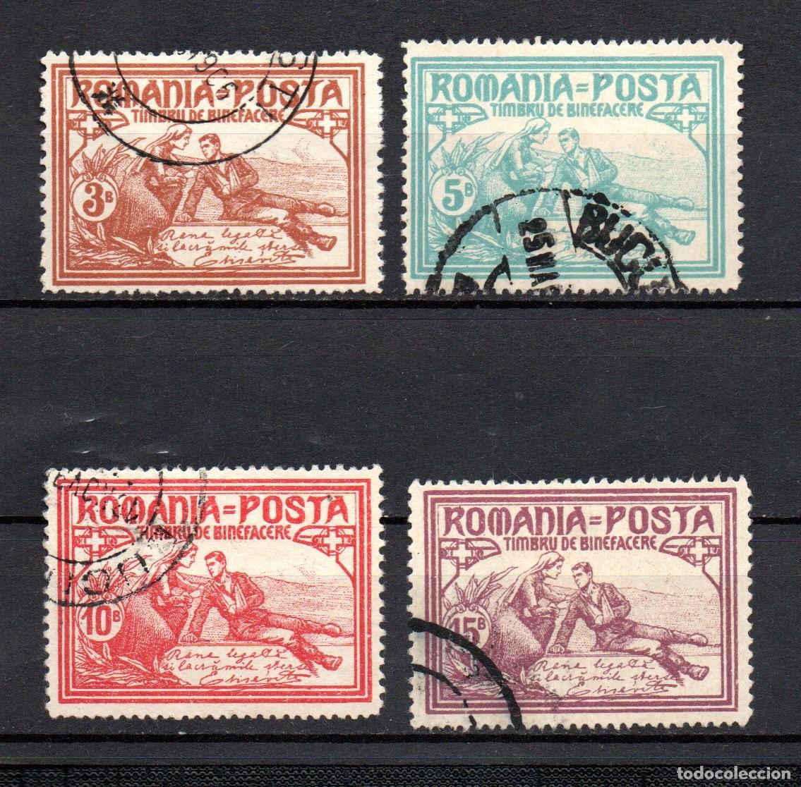 Sellos: RUMANIA. 1905-6. YT 160/163.TIPO II