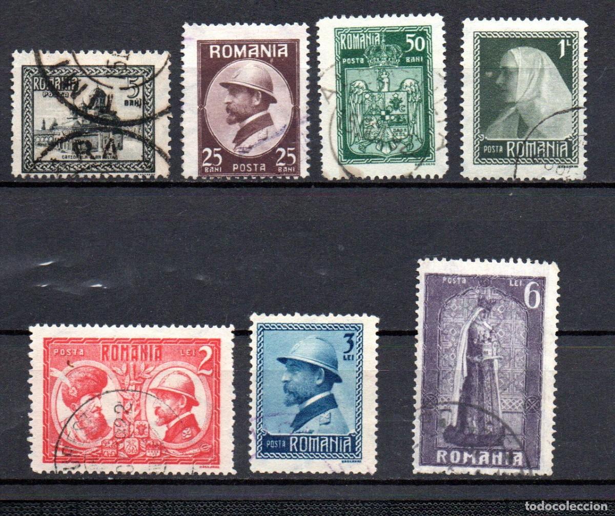 Sellos: RUMANIA. 1922. YT 302/308.