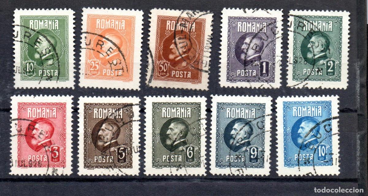 Sellos: RUMANIA. 1926. YT 309/318.