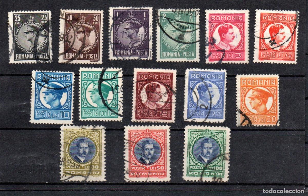Sellos: RUMANIA. 1930. YT 388/401