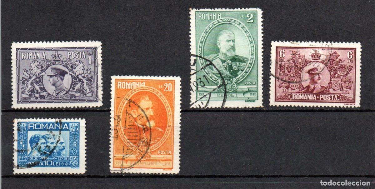 Sellos: RUMANIA. 1931. YT 406/410