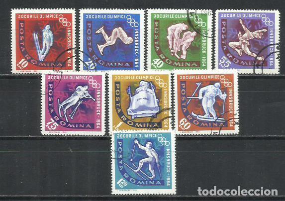 Sellos: 0154-RUMAN&Iacute;A A&Ntilde;O 1964 N&ordm; 1984/1991 DEPORTES SPORT OLIMPIADAS.