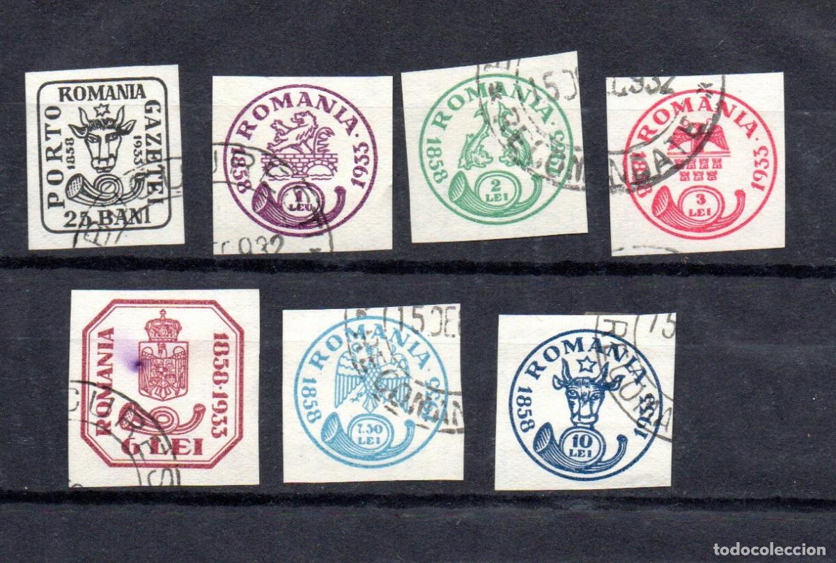 Sellos: RUMANIA. 1932. YT 453/459
