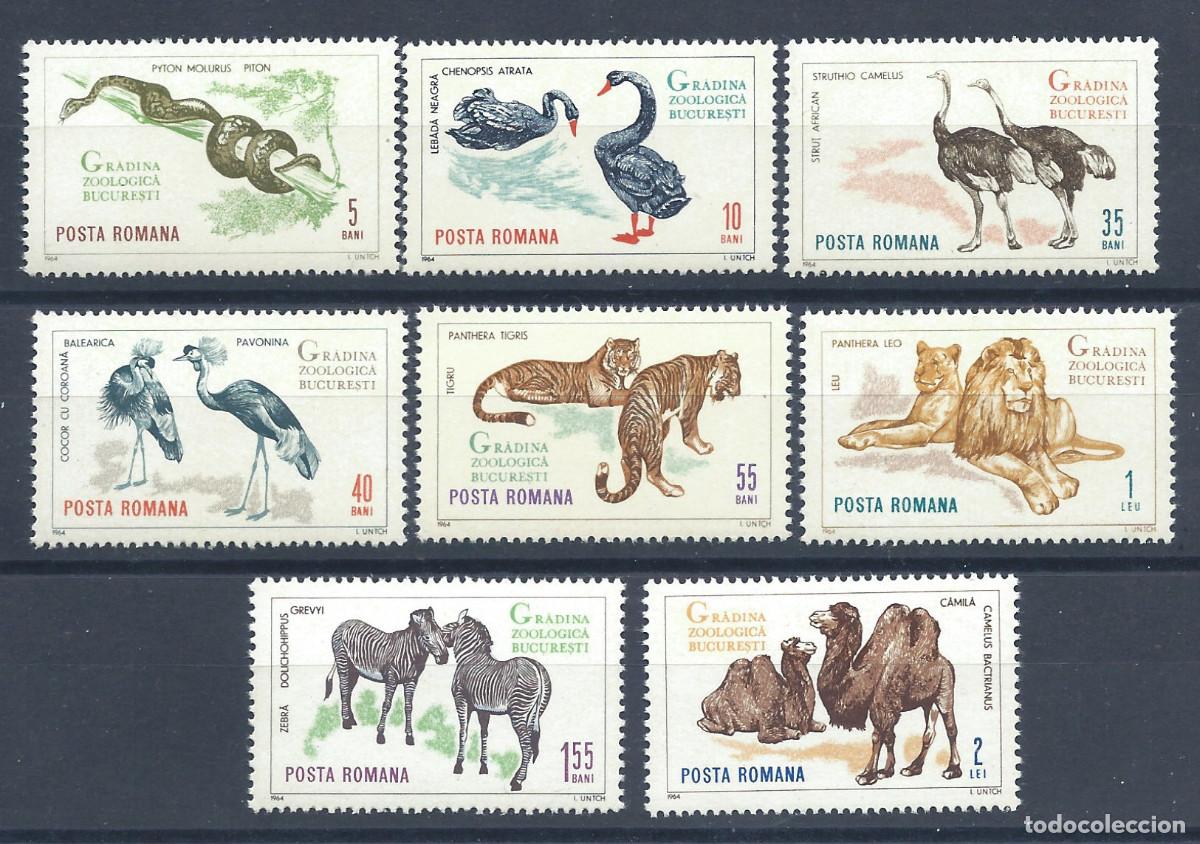 Sellos: Roumanie N&deg;2054/61** (MNH) 1964 - Faune &rdquo;Animaux&rdquo;