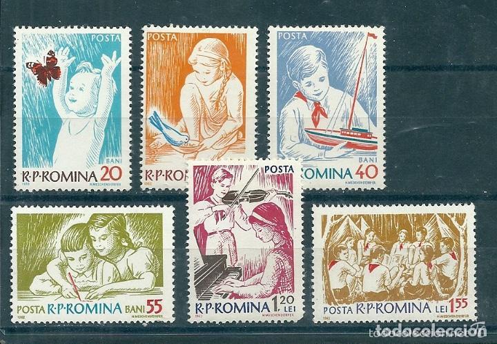 Sellos: Rumania 1962 Ivert 1873/8 *** Infancia