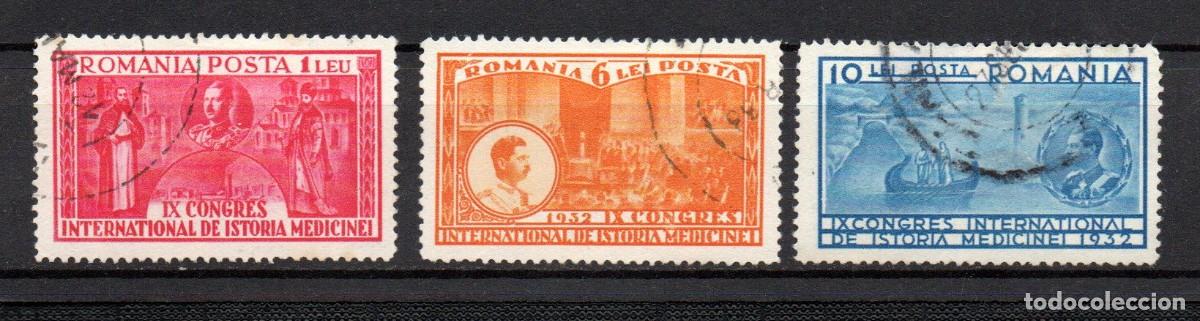 Sellos: RUMANIA. 1932. YT 446/448