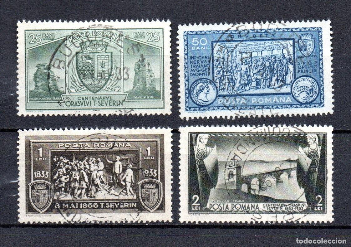 Sellos: RUMANIA. 1933. YT 461/464