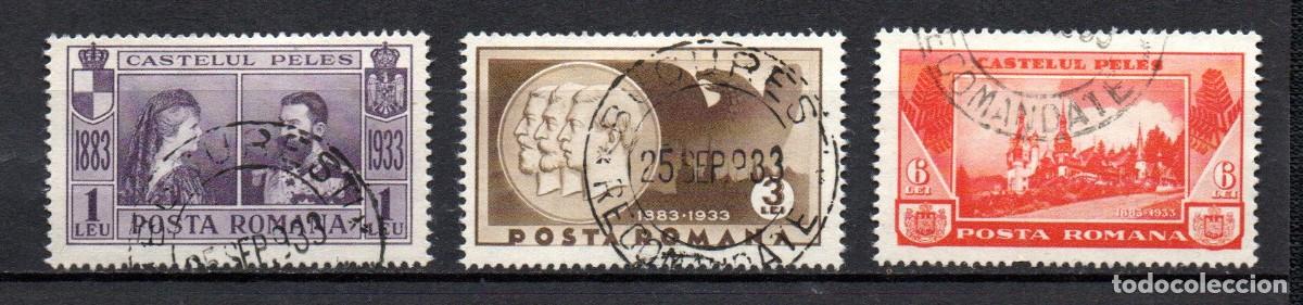 Sellos: RUMANIA. 1933. YT 465/467