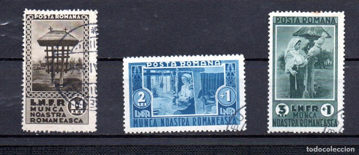 Sellos: RUMANIA. 1934. YT 468/470