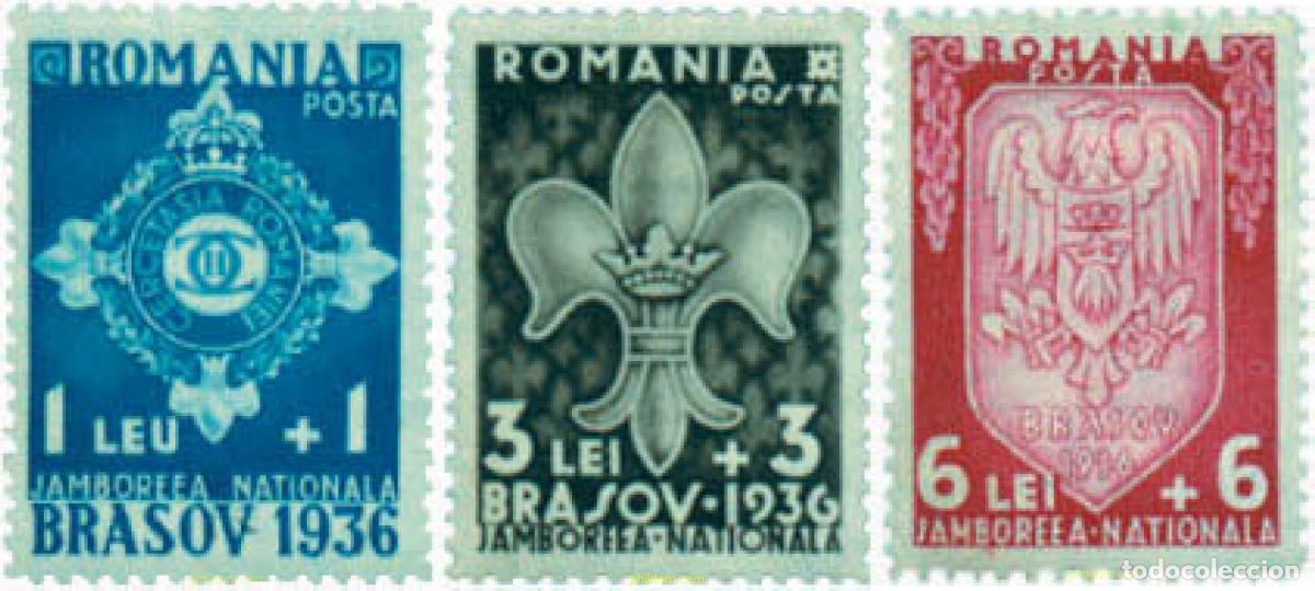 Sellos: 38430 MNH RUMANIA 1936 JAMBOREE NACIONAL EN BRASOV