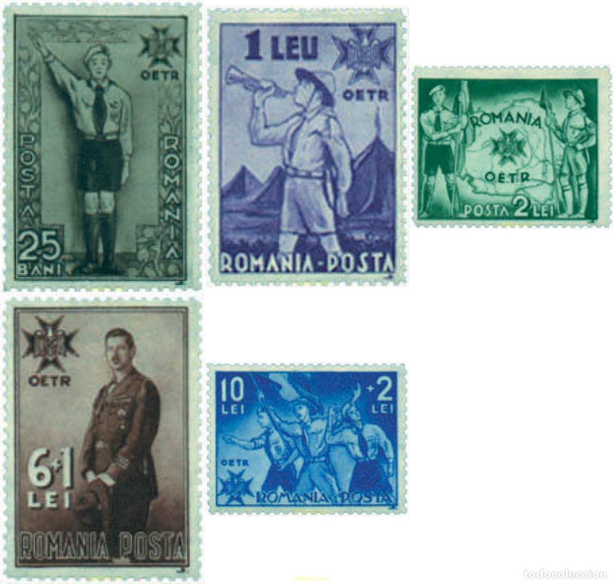 Sellos: 38768 MNH RUMANIA 1935 5 ANIVERSARIO DEL REINADO DE CARLOS II