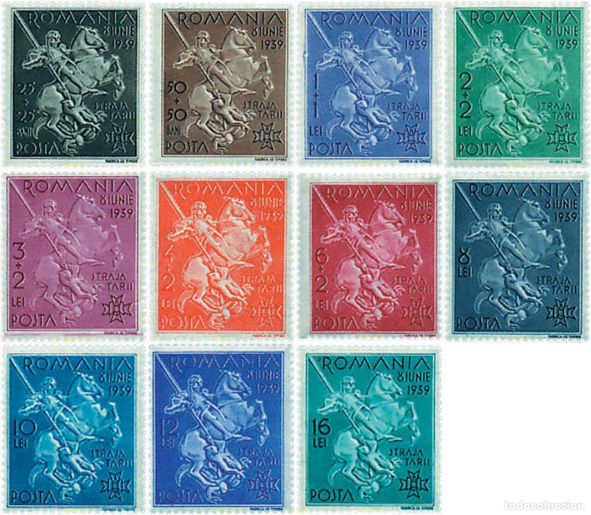 Sellos: 647786 HINGED RUMANIA 1939 9 ANIVERSARIO DEL REINADO DE CARLOS II