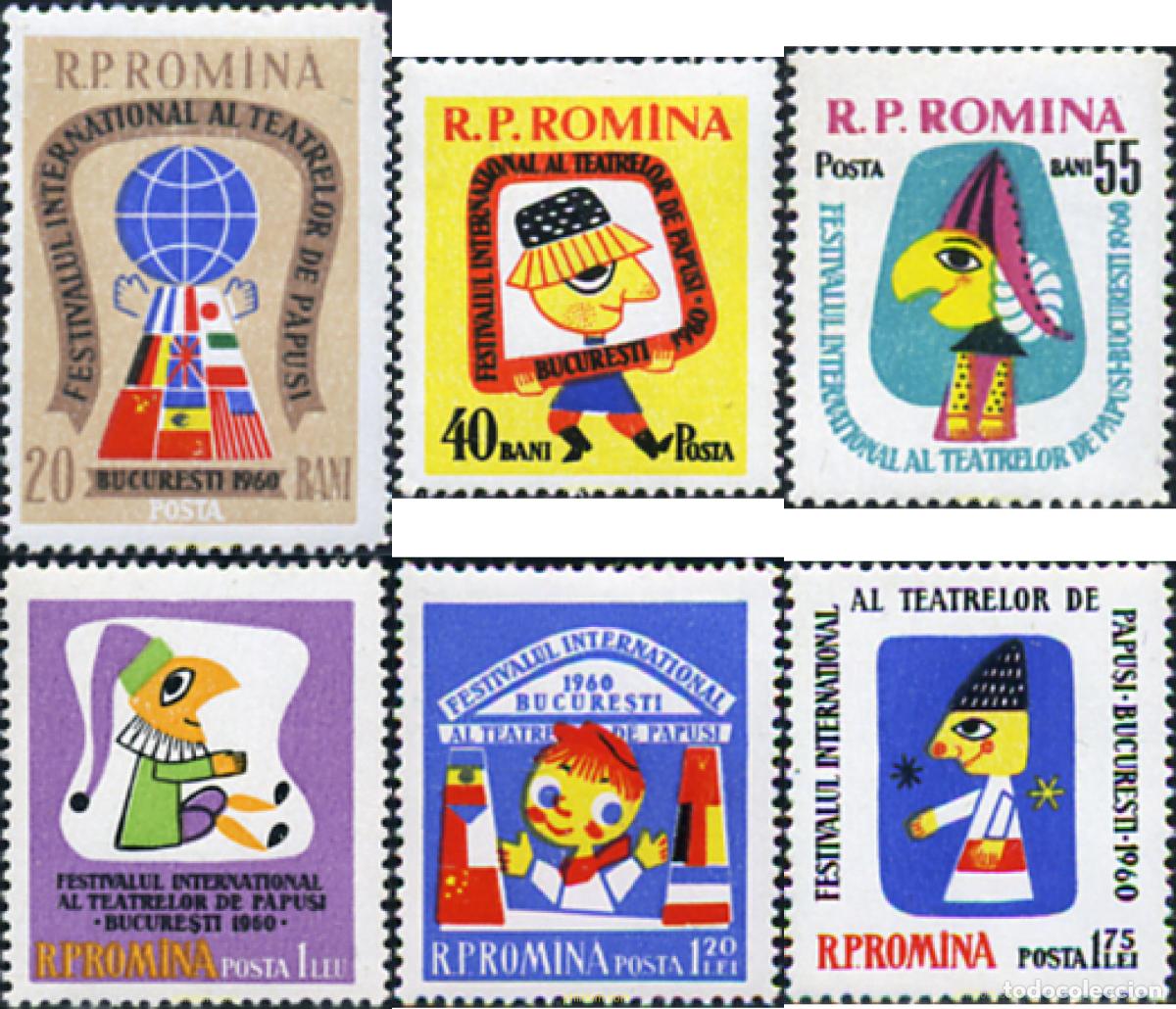 Sellos: 61885 MNH RUMANIA 1960 FESTIVAL DE TEATRO