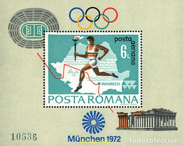 Timbres: 234571 MNH RUMANIA 1972 20 JUEGOS OLIMPICOS VERANO MUNICH 1972