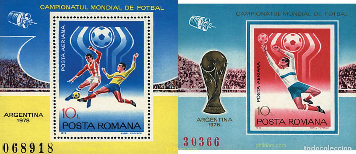 Sellos: 61989 MNH RUMANIA 1978 COPA DEL MUNDO DE FUTBOL. ARGENTINA-78