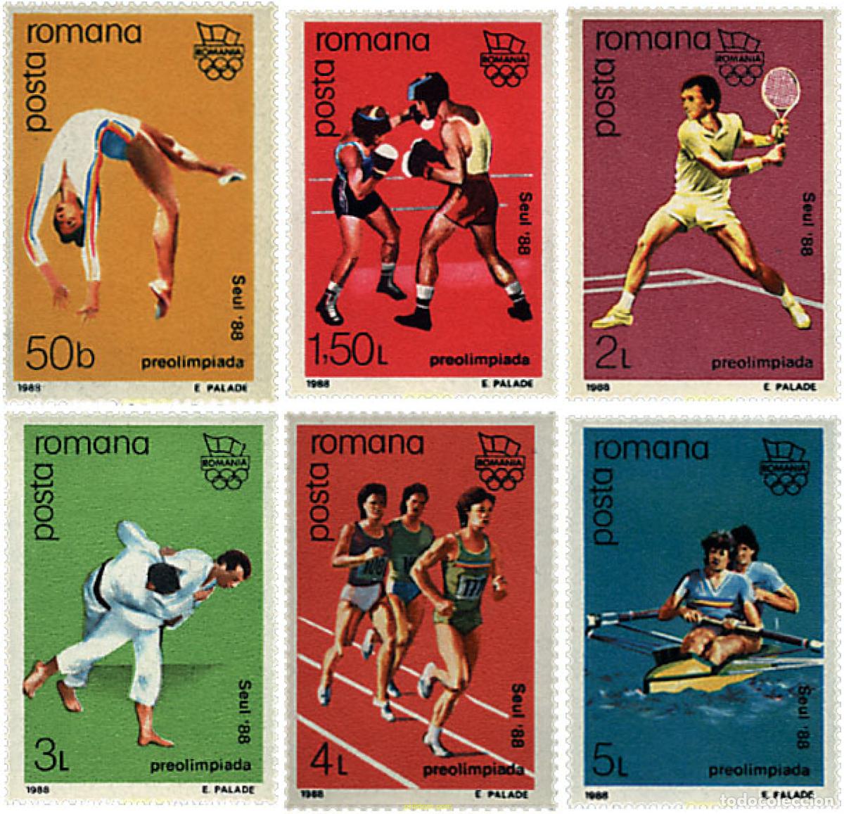 Sellos: 62350 MNH RUMANIA 1988 24 JUEGOS OLIMPICOS VERANO SEUL 1988