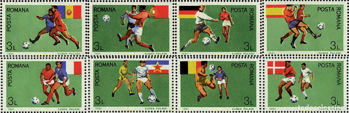 Sellos: 106579 MNH RUMANIA 1984 CAMPEONATOS DE EUROPA DE FUTBOL