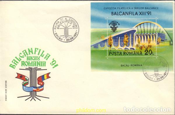 Sellos: 377400 MNH RUMANIA 1991 BALKANFILA-91.