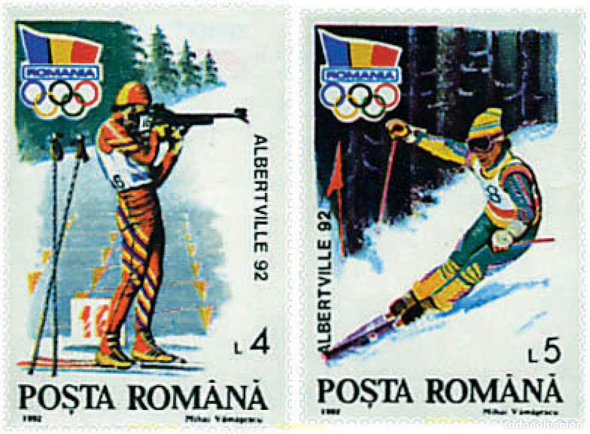 Sellos: 330168 MNH RUMANIA 1992 16 JUEGOS OLIMPICOS INVIERNO ALBERTVILLE 1992