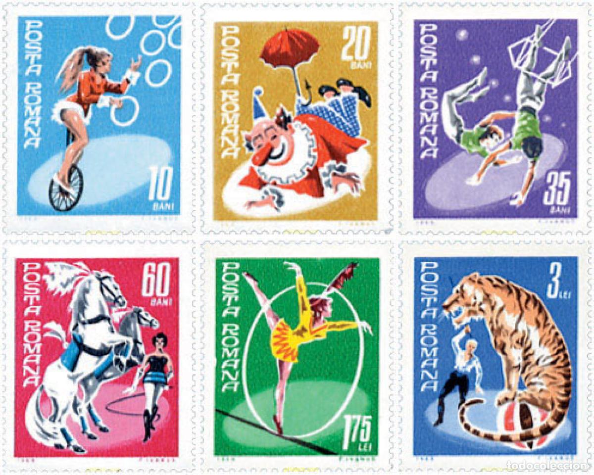 Sellos: 61942 MNH RUMANIA 1969 EL CIRCO