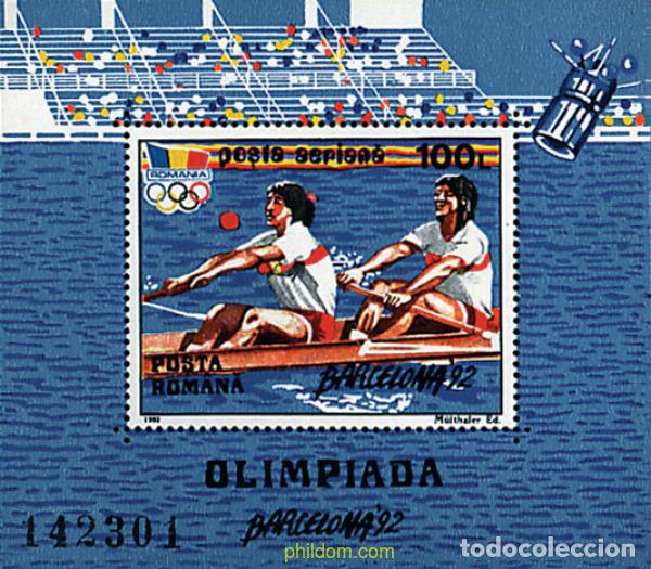 Sellos: 234381 MNH RUMANIA 1992 25 JUEGOS OLIMPICOS VERANO BARCELONA 1992