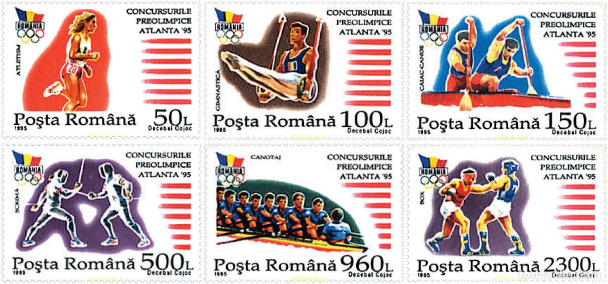 Sellos: 62479 MNH RUMANIA 1995 26 JUEGOS OLIMPICOS VERANO ATLANTA 1996