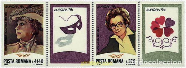 Sellos: 588116 MNH RUMANIA 1996 EUROPA CEPT. MUJERES CELEBRES
