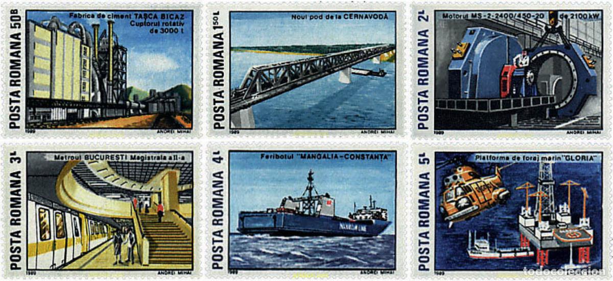 Sellos: 57495 MNH RUMANIA 1989 INDUSTRIA RUMANA