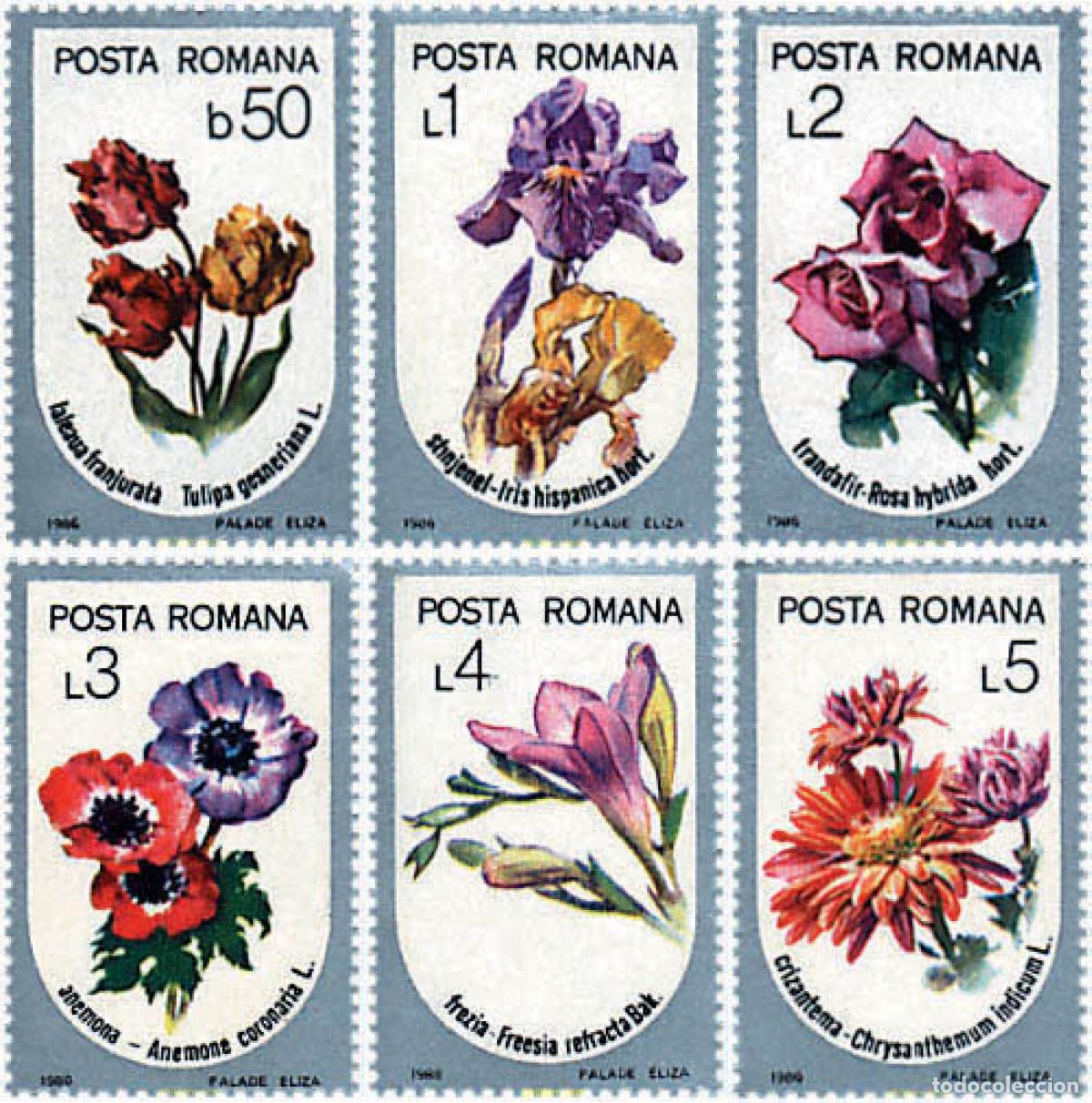 Sellos: 94007 MNH RUMANIA 1986 FLORES