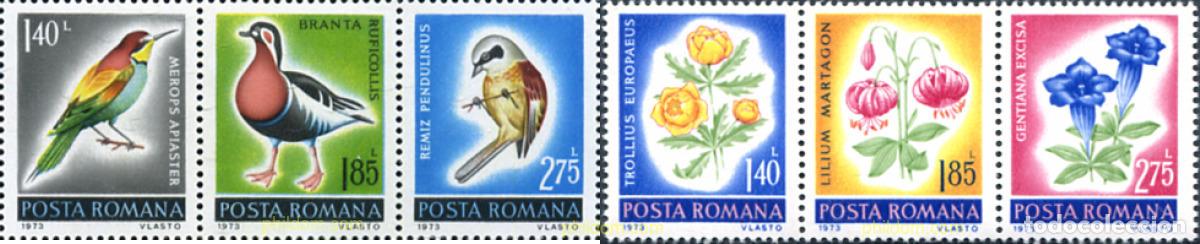 Sellos: 4422 MNH RUMANIA 1973 PROTECCION DE LA NATURALEZA