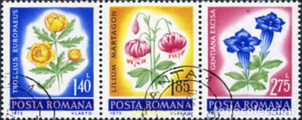 Sellos: 173519 USED RUMANIA 1973 PROTECCION DE LA NATURALEZA