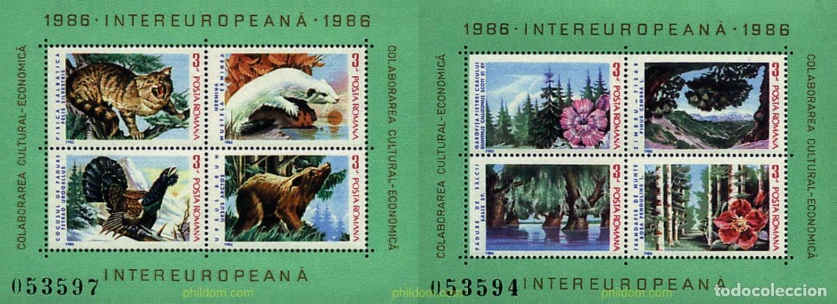 Sellos: 94006 MNH RUMANIA 1986 COLABORACION ECONOMICA Y CULTURAL INTEREUROPEA