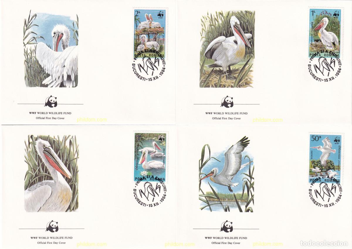 Sellos: 24723 MNH RUMANIA 1984 PELICANO CE&Ntilde;UDO